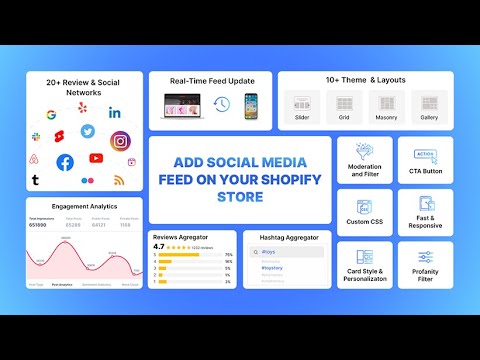 Display Social Media Feeds on Shopify Store