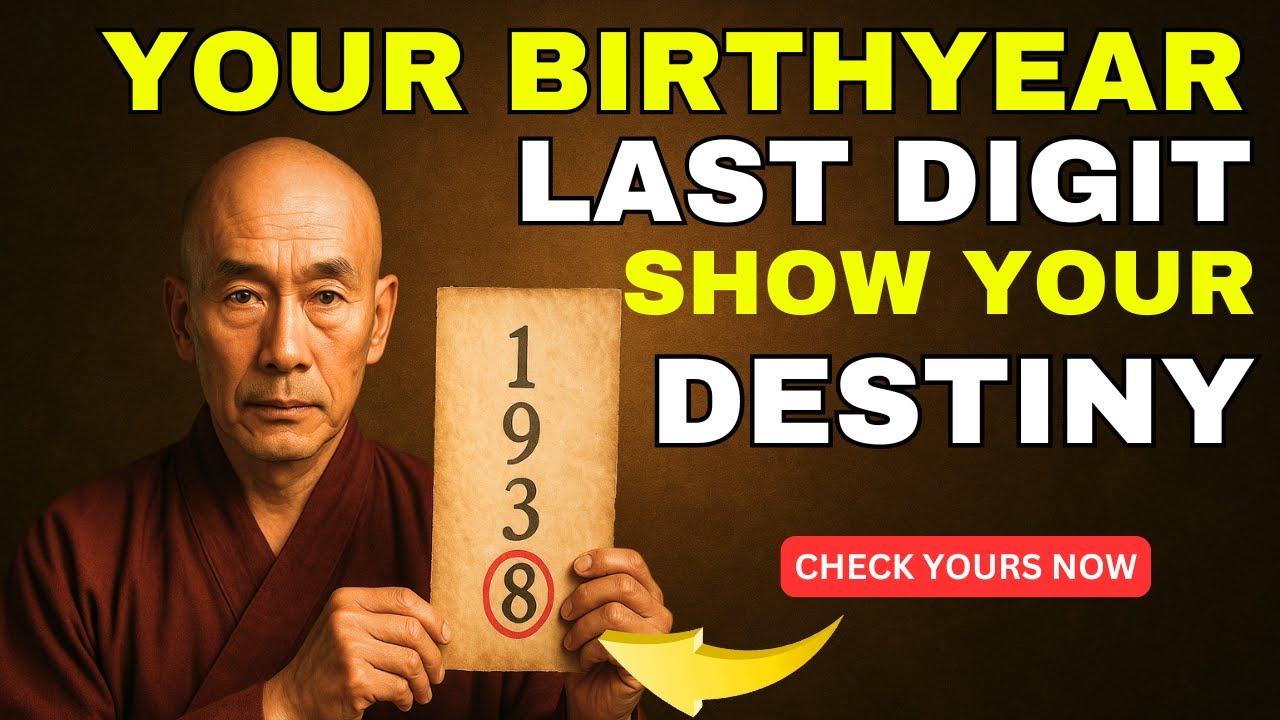 What the Last Digit of Your Birth Year Means WILL SHOCK YOU | Buddhist Wisdom