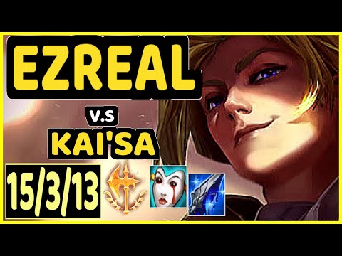 RARE7 (EZREAL) vs KAI'SA - QUADRAKILL 15/3/13 KDA BOTTOM ADC GAMEPLAY - OC Ranked GRANDMASTER