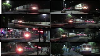 preview picture of video 'Night actions at Vindhyachal ICF 130 and LHB 130 actions'