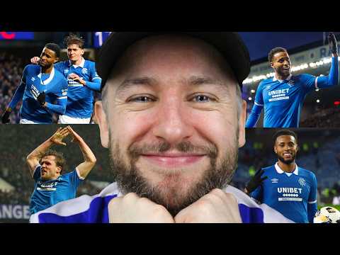 RANGERS 4 HEARTS 2 REACTION! HATRICK HERO CHERMITI IS THE HEART BREAKER!