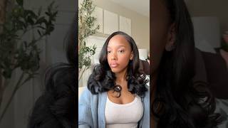 quick bombshell curls with my Dyson!