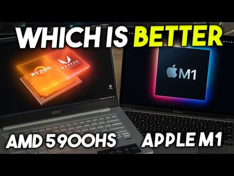Apple M1 vs AMD RYZEN 5900HS! Which One is BETTER?