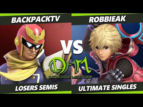 DAT MM 371 LOSERS SEMIS - BackpackTV (Captain Falcon) Vs. RobbieAK (Shulk) Smash Ultimate - SSBU