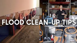 Flood Clean-up - 5 Steps Including Mold Control