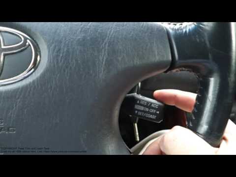 How to test cruise control in used Toyota Camry