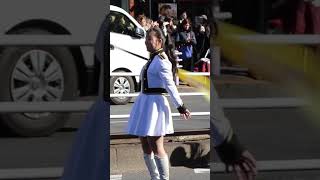 東海大学 カラーガード 建国記念の日 奉祝パレード