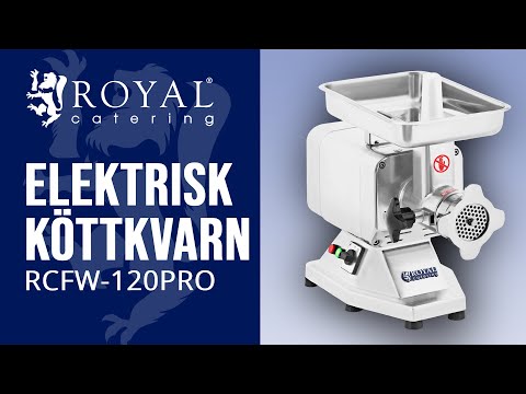 video - Elektrisk köttkvarn - 200 kg/h - PRO