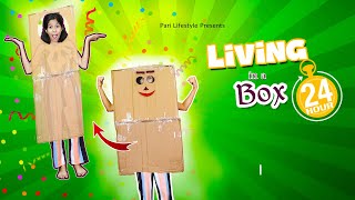 Living In A BOX For 24 Hours  Fun Video  Paris Lif