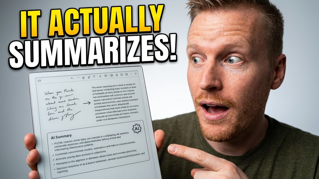 This AI Notebook Impressed Me | iFlyTek AiNote 2 Review