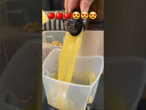 Cold Pressed Apple Juice 🍎 😋