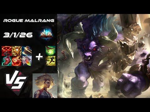 Rogue Malrang SUPPORT Alistar vs Rell - EU Challenger Patch 25.S2.7