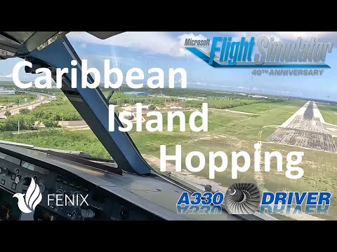 Air France A320 Real Ops: Caribbean Island Hopping | Real Airbus Pilot