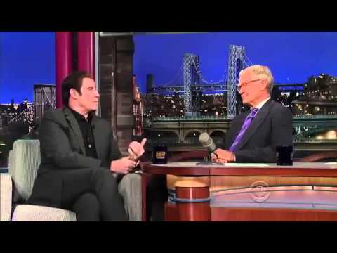 John Travolta David Letterman interview