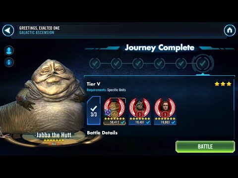 Jabba the Hutt Tiers 1 - 4 Guide + Relic 7 Unlock