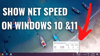 How to Show Internet Speed on Taskbar in Windows 10 & Windows 11