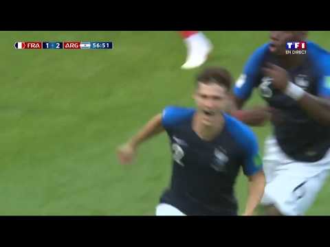 France 4-3 Argentine le but de Pavard TF1