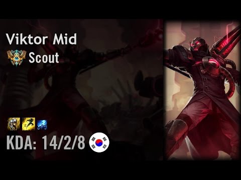 Viktor Mid vs Zed - Scout - KR Challenger Patch 6.11