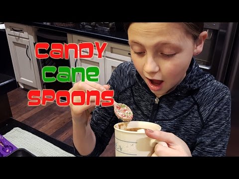 How To Make Candy Cane Spoons | In The Kitchen With Bethany G