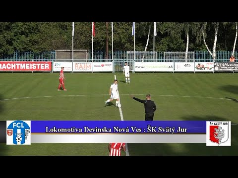 Lokomotíva Devínska Nová Ves : ŠK Svätý Jur 4 : 0  reportáž  2223 HD