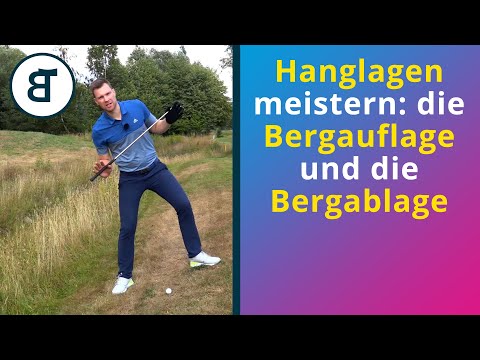 Hanglagen: Bergauflage und Bergablage | Anpassungen im Setup und im Schwung