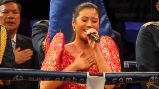 MORISSETTE AMON sings The Philippine National Anthem(Lupang Hinirang)