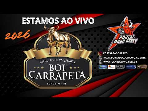 VAQUEJADA  AO VIVO 1ª ETAPA  DO CIRCUITO BOI CARAPETA