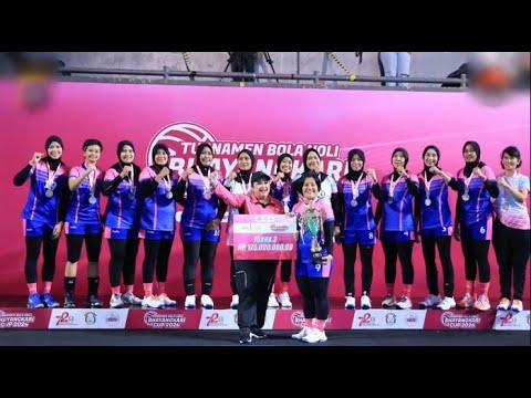 TIM VOLI BHAYANGKARI PUTRI MALIOBORO RAIH PERINGKAT KEDUA DALAM BHAYANGKARI CUP 2024