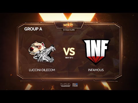 Luccini-Dilecom vs Infamous Gaming, MDL Chengdu Major Qualifier, bo2, game 2 [Eiritel]