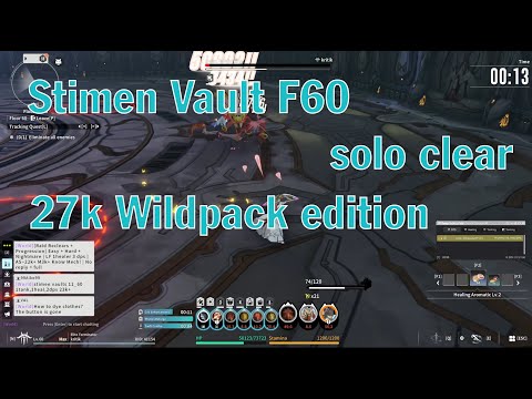 Stimen Vaults F60 solo clear - F2P Marksman Wildpack 27k - Blue Protocol: Star Resonance
