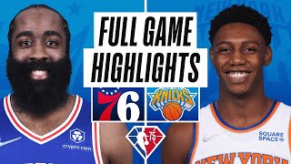 76ERS at KNICKS | FULL GAME HIGHLIGHTS | February 27, 2022