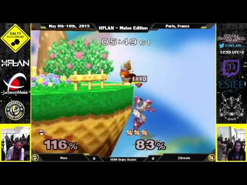 HFLAN - Mono (Cpt. Falcon) Vs [A]rmada (Fox) - SSBM Singles Bracket R1