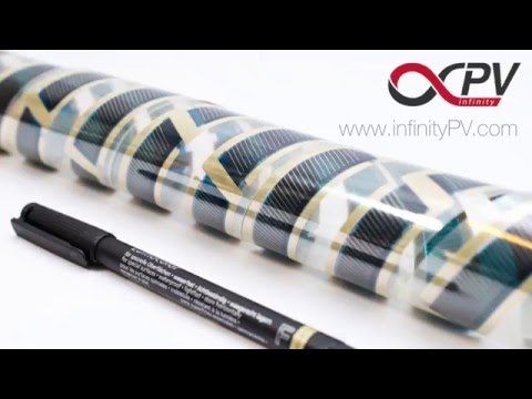 DIY contacting of organic solar cells - solar tape (infinityPV)