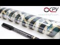 DIY Contacting Of Organic Solar Cells Solar Tape InfinityPV
