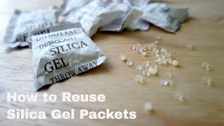 How to Reuse Silica Gel Packets?