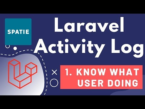 1 Laravel Activity Log By Team Spatie Intro and Setup