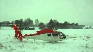 preview picture of video 'Hubschrauberstart in Lindenstruth'