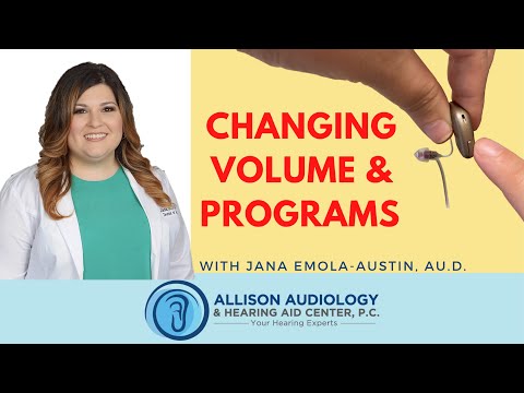 How To Change Oticon Volume and Programs