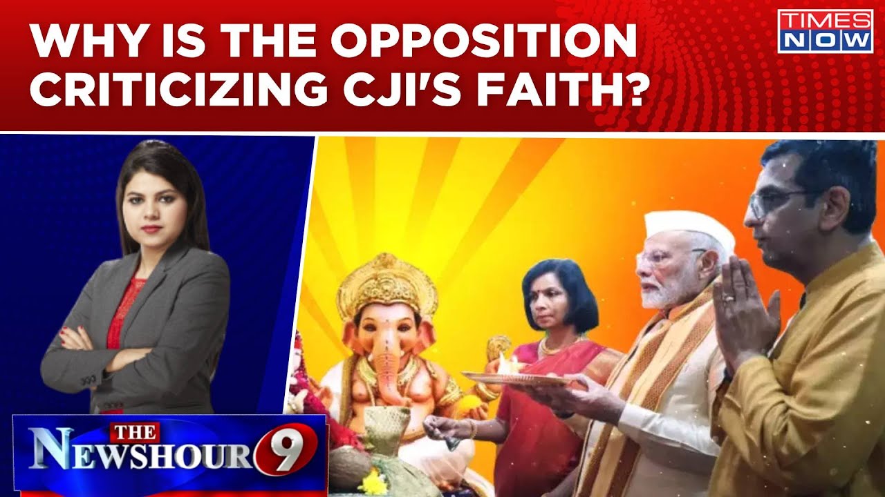 Is It Wrong For A Man Of God To Have Faith? Why Is The Oppn Criticizing CJI's Remark? | NewsHour