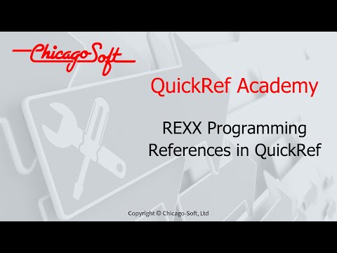 QuickRef Academy - REXX programming references in QuickRef®