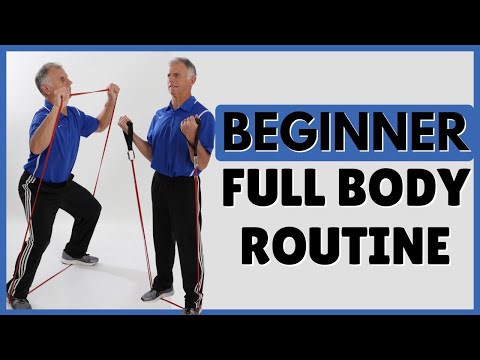 10 Minute Beginner Large Loop Resistance Band Workout- At Home Full Body Routine