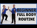 10 Minute Beginner Large Loop Resistance Band Workout- At Home Full Body Routine
