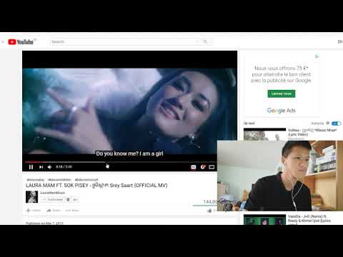 Reacting to LAURA MAM FT. SOK PISEY - ស្រី​ស្អាត Srey Saart [OFFICIAL MV]