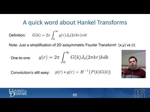 TDTR Theory 5: Primer on Hankel Transforms