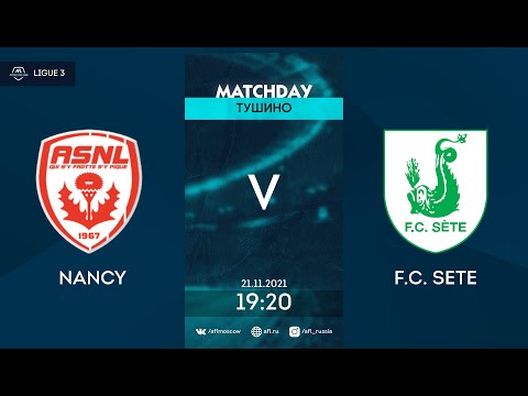 AFL21. France. Ligue 3. Day 15. Nancy - F.C. Sete