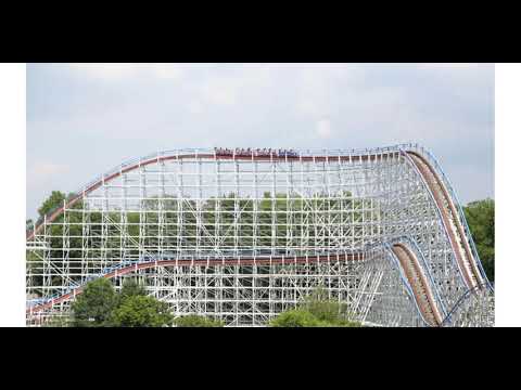 Video review of Great American Scream Machine by Themeparkguy Productions