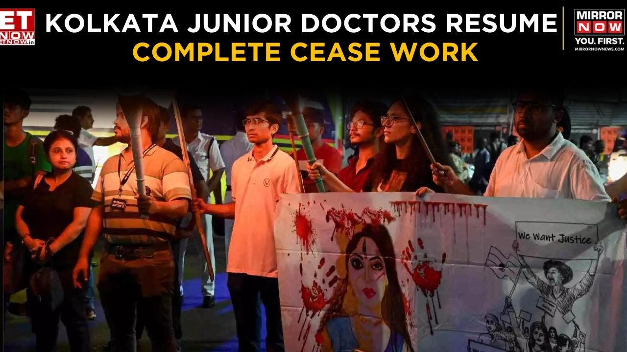 Kolkata Junior Doctors Resume Cease Work, Demand Better Safety Amid Ongoing Concerns | RG Kar Case