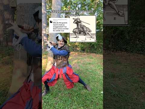 Why are Meyer's Longsword Guards so Exaggerated?