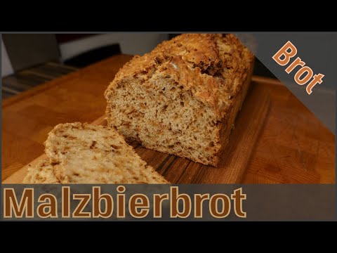 Malzbierbrot ohne Hefe. Wenig Zutaten, tolles Ergebnis.