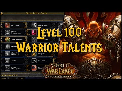 [Warlords] Warrior Level 100 Talent Visuals